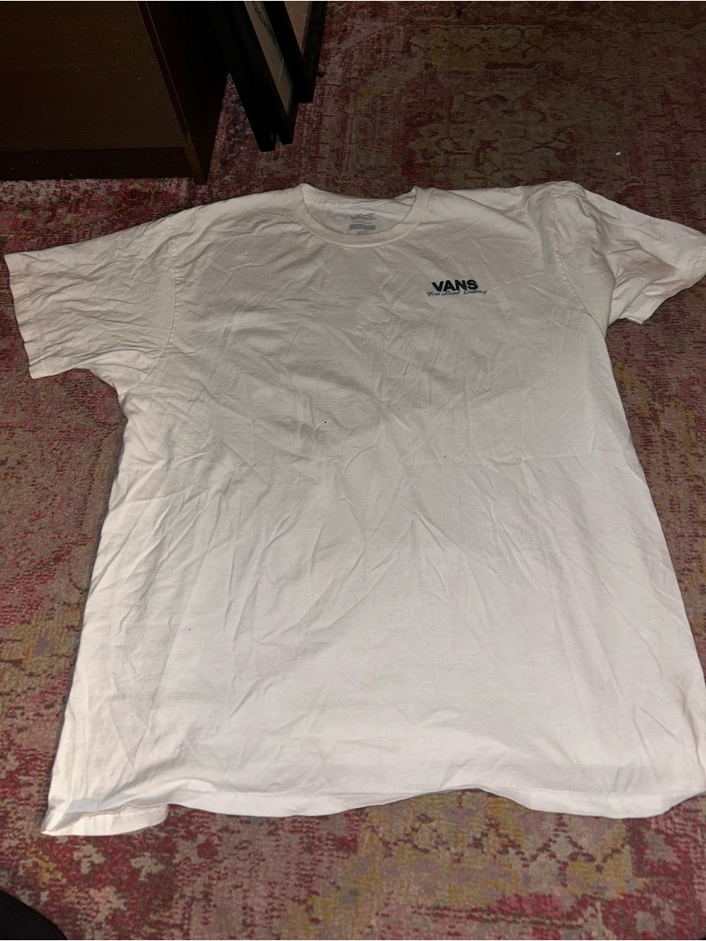 Vans White Short Sleeve Tee size XL